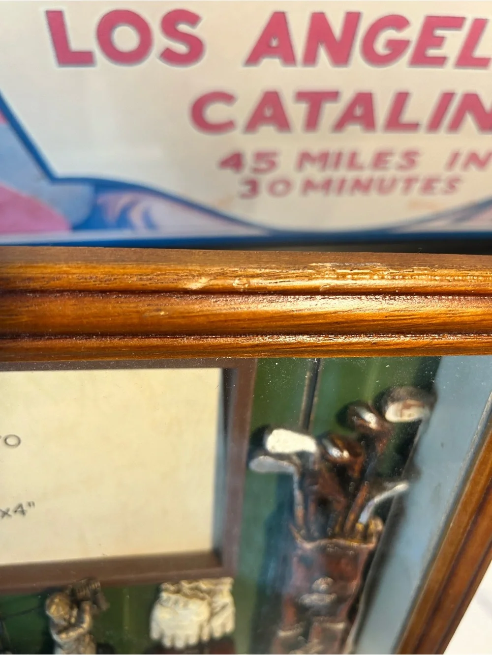 Classic Golf Shadow Box Picture Frame